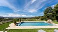 Rolling Hills Italy - Ferme moderne avec piscine à Cortona.