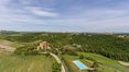 Rolling Hills Italy - Belle maison en brique avec piscine à Monteroni d'Arbia.