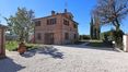 Rolling Hills Italy - Delightful brick farmhouse overlooking Cortona, Tuscany.
