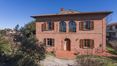 Rolling Hills Italy - Elegant brick farmhouse for sale in Montepulciano, Siena.