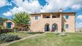 Rolling Hills Italy - Luxuriöses Bauernhaus zu verkaufen in Asciano, Siena.
