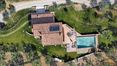 Rolling Hills Italy - Wunderschönes Steinhaus mit Pool mit Blick auf Cortona.