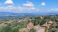 Rolling Hills Italy - For sale real estate complex with pool near Florence.