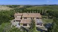 Rolling Hills Italy - Splendid stone farmhouse for sale in Pienza
